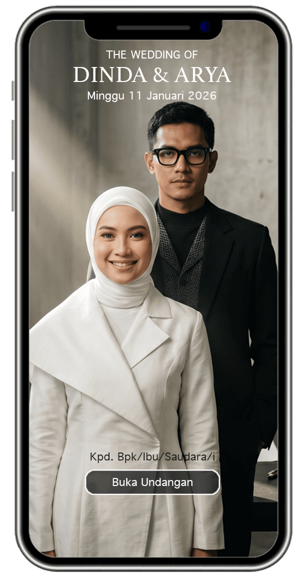 Komposisi Visi invitation template