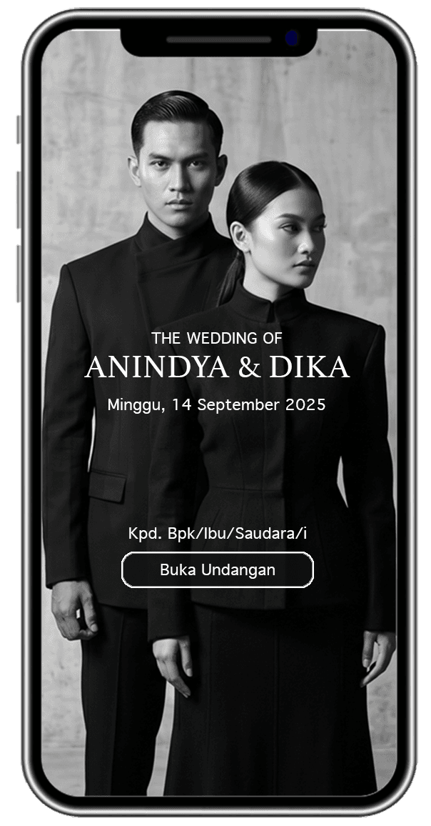 Tunggal Rasa invitation template