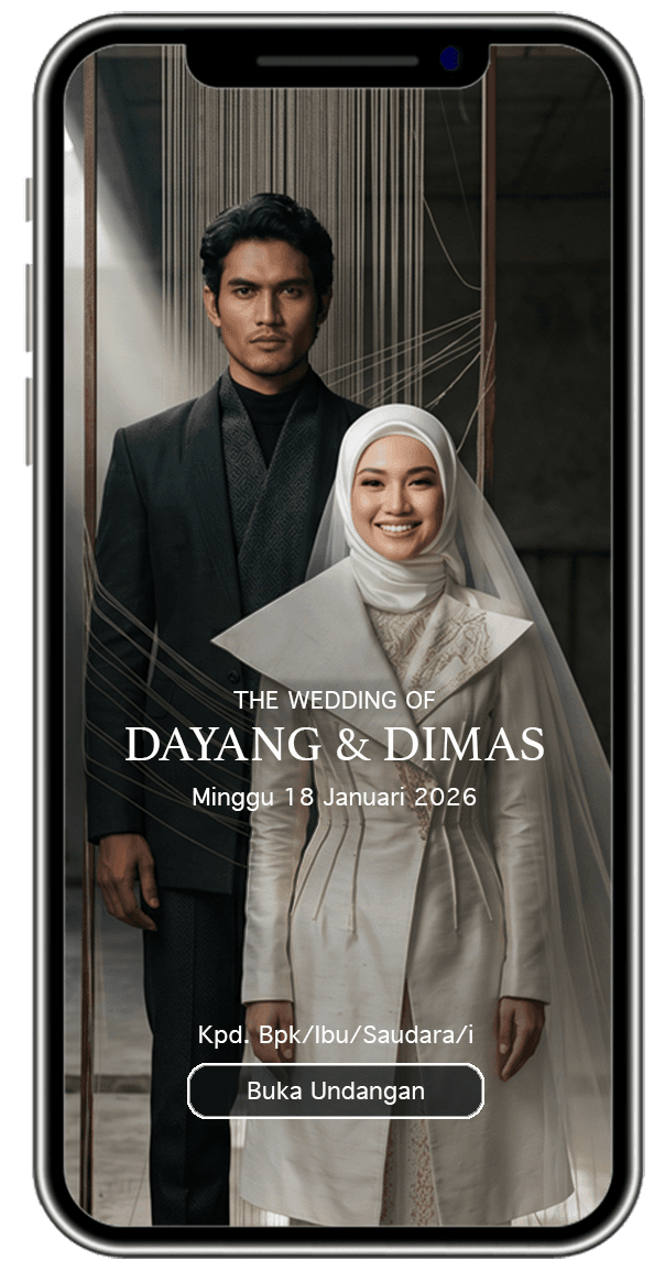 Tenun Waktu invitation template