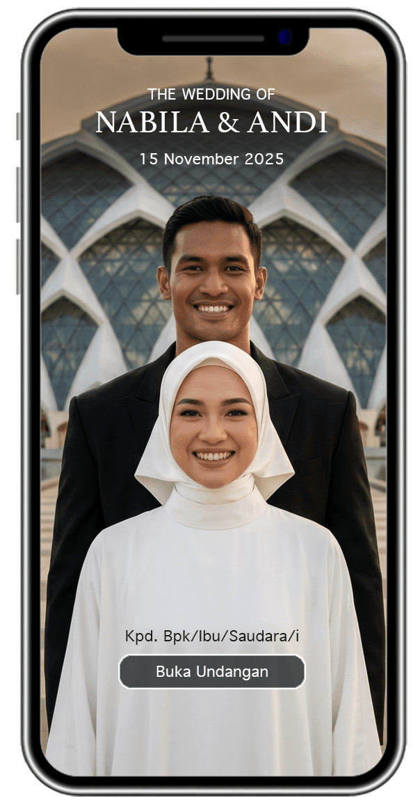 Ikrar Kasih invitation template